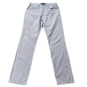 TravisMathew Mens Stretch Performance Golf Pants Five Pocket Light Grey Size 32